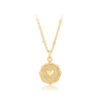 Heartbeat Necklace in Yellow Gold