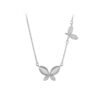 Winged Grace Necklace in Platinum